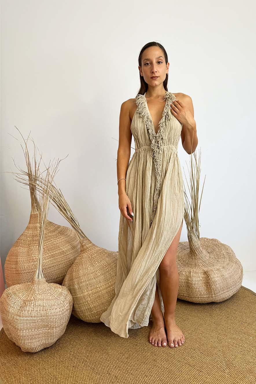 Artemis Long Dress 246907 SAND D'ARTEMIDE 