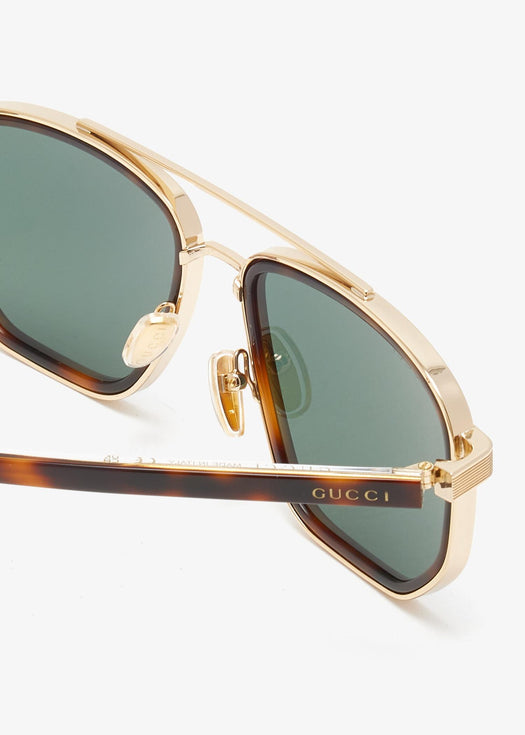 Navigator frame sunglasses 859577 I33308030 GUCCI 