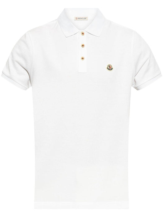 Logo-appliqué Polo Shirt L1-091-8A000-26-84556 001 MONCLER 