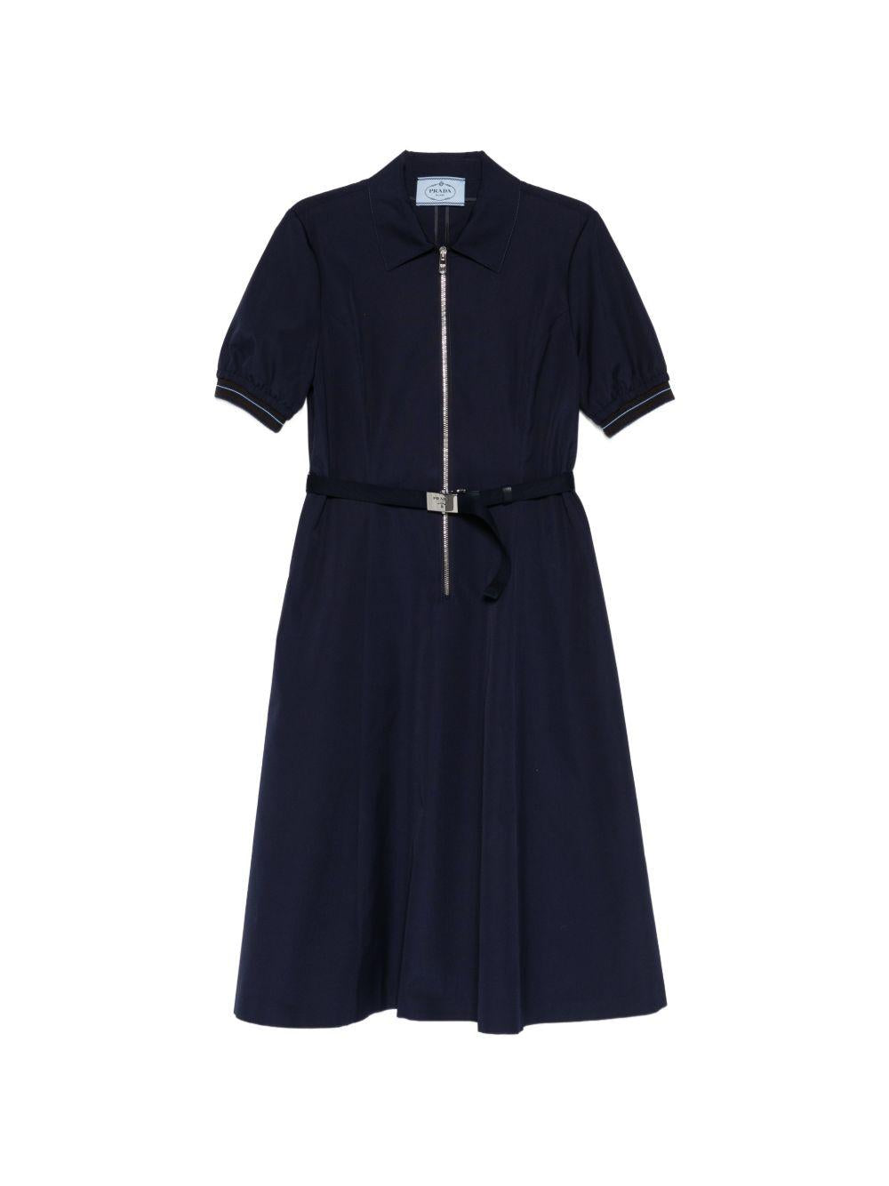 zip-up belted dress P3Q82H S OOO 187PF0008 PRADA 