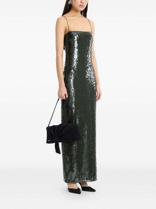 Sequins maxi slip dress 116139265  ROTATE 