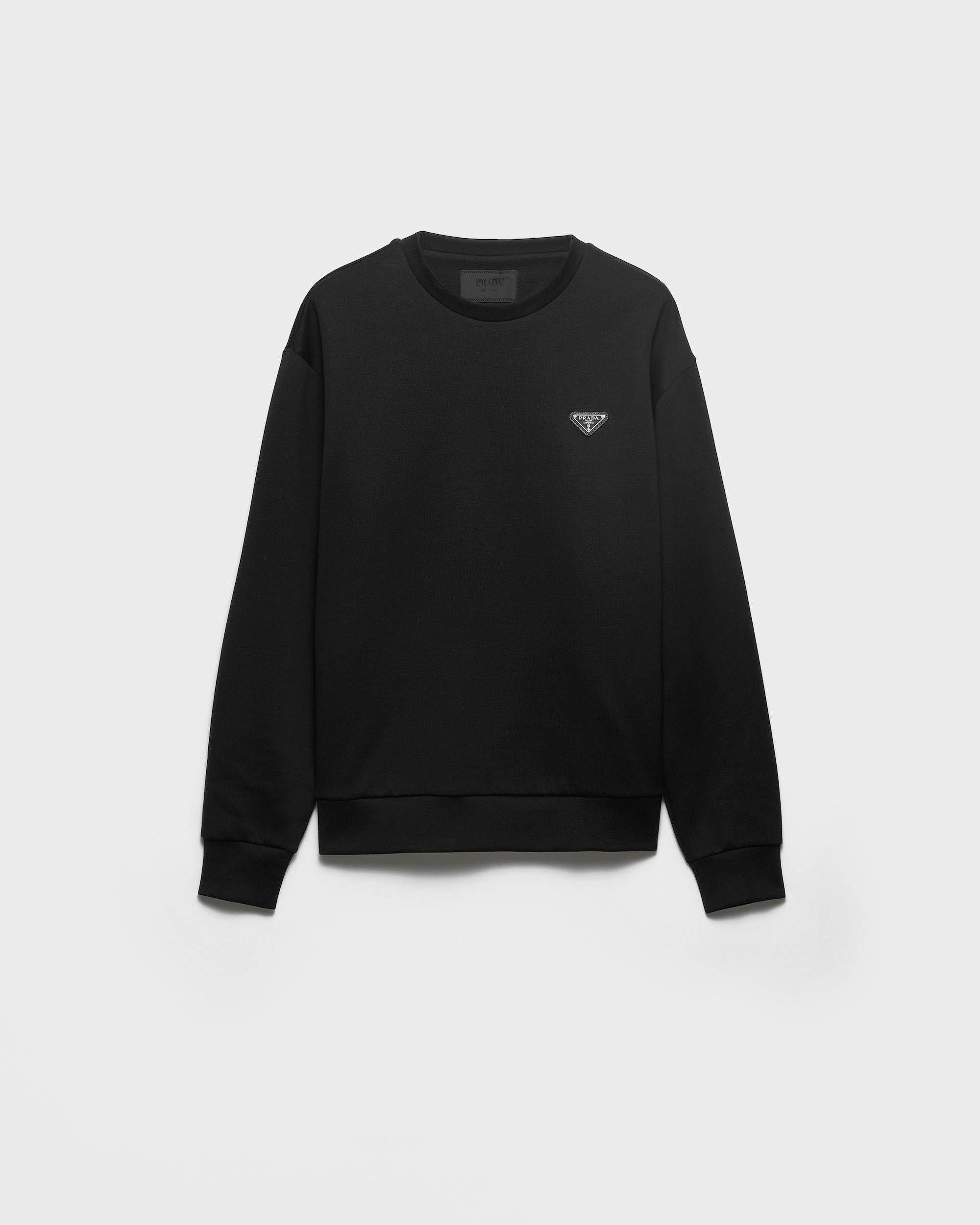 Technical cotton sweatshirt UJL90B SWMO 11OQF0002 PRADA 