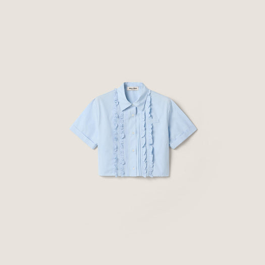 Poplin shirt MK2045 S OOO 10RGF0013 MIU MIU 
