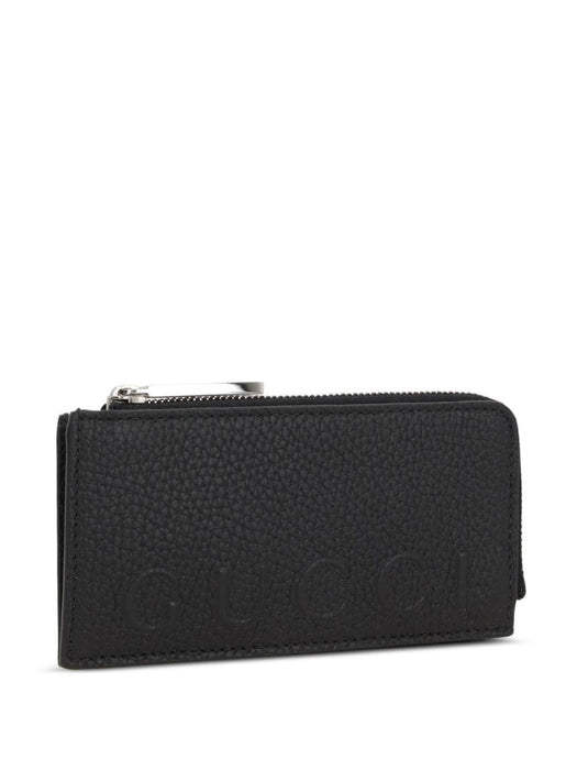 embossed-logo zip-fastening cardholder 835073 AAE1W1000 GUCCI 