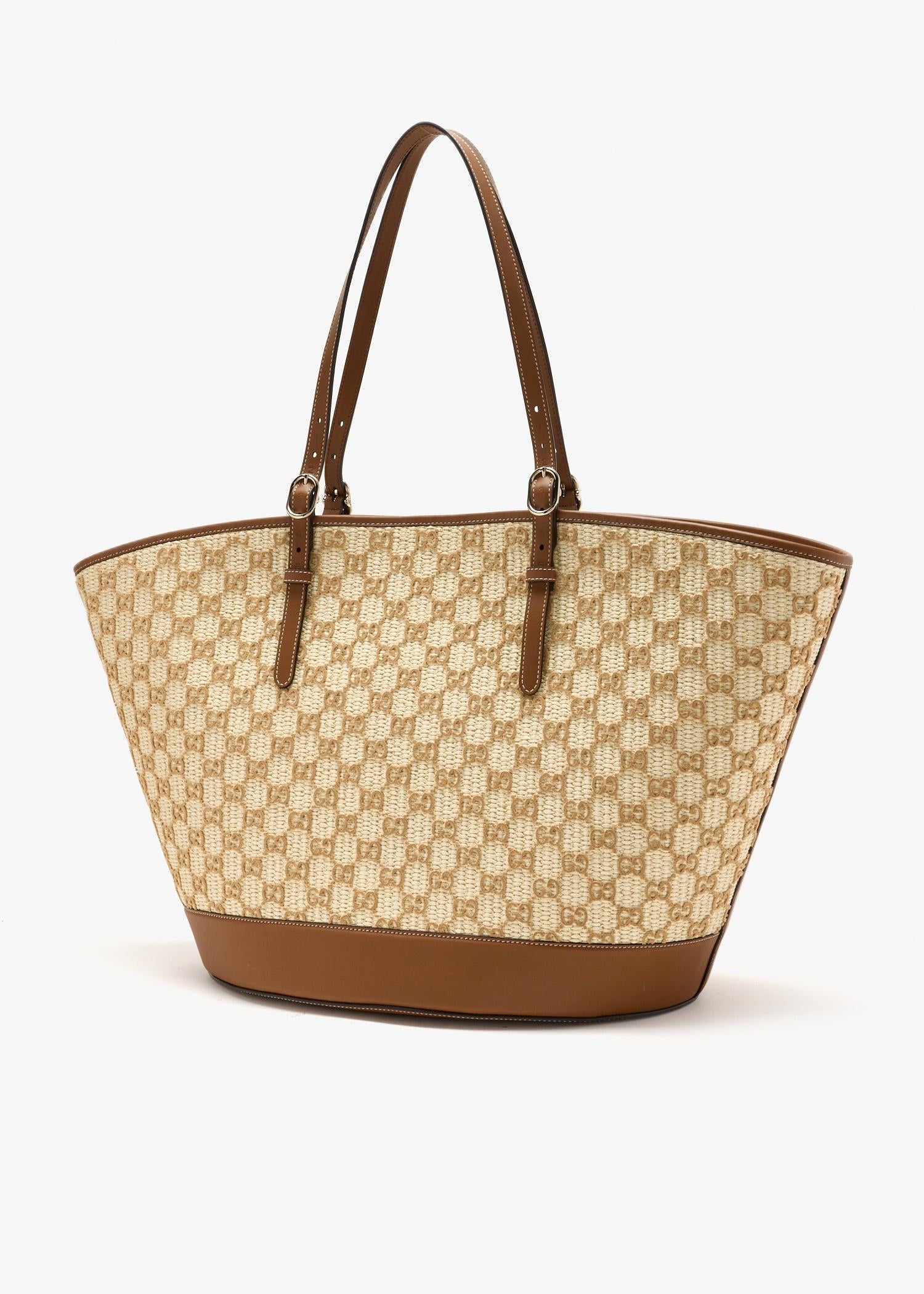 Woven large tote bag 856096 FAFKK9343 GUCCI 