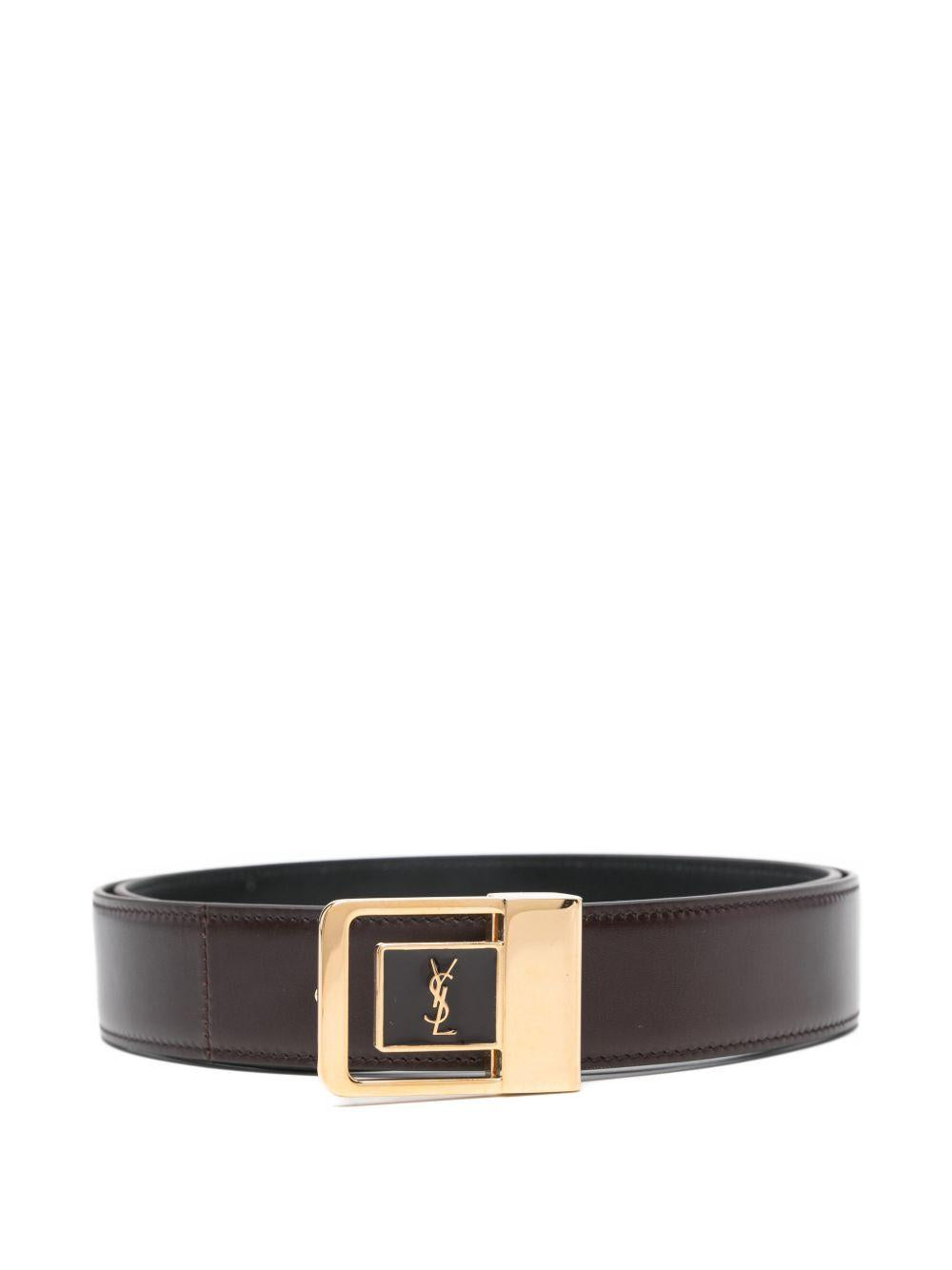 buckle-logo belt 847812 AAB252596 SAINT LAURENT 