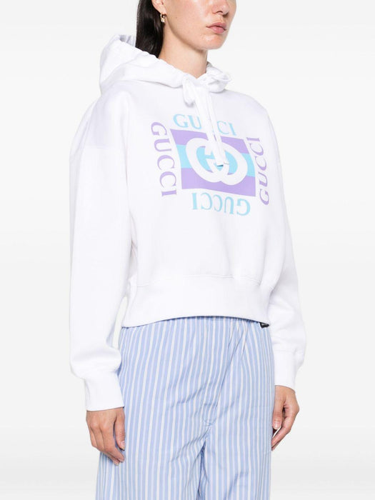 logo-print hoodie 837935 XJHGJ9081 GUCCI 