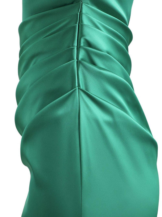 one-shoulder draped midi dress F6G1GT FURADVA402 DOLCE & GABBANA 