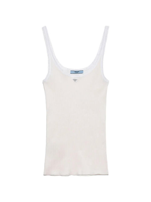 Ribbed cotton Top P29B82 S OOO 17LAF0009 PRADA 