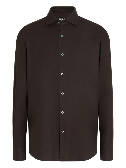 Cashco long-sleeve button-down shirt UGX44A2 SRF5943 ZEGNA 