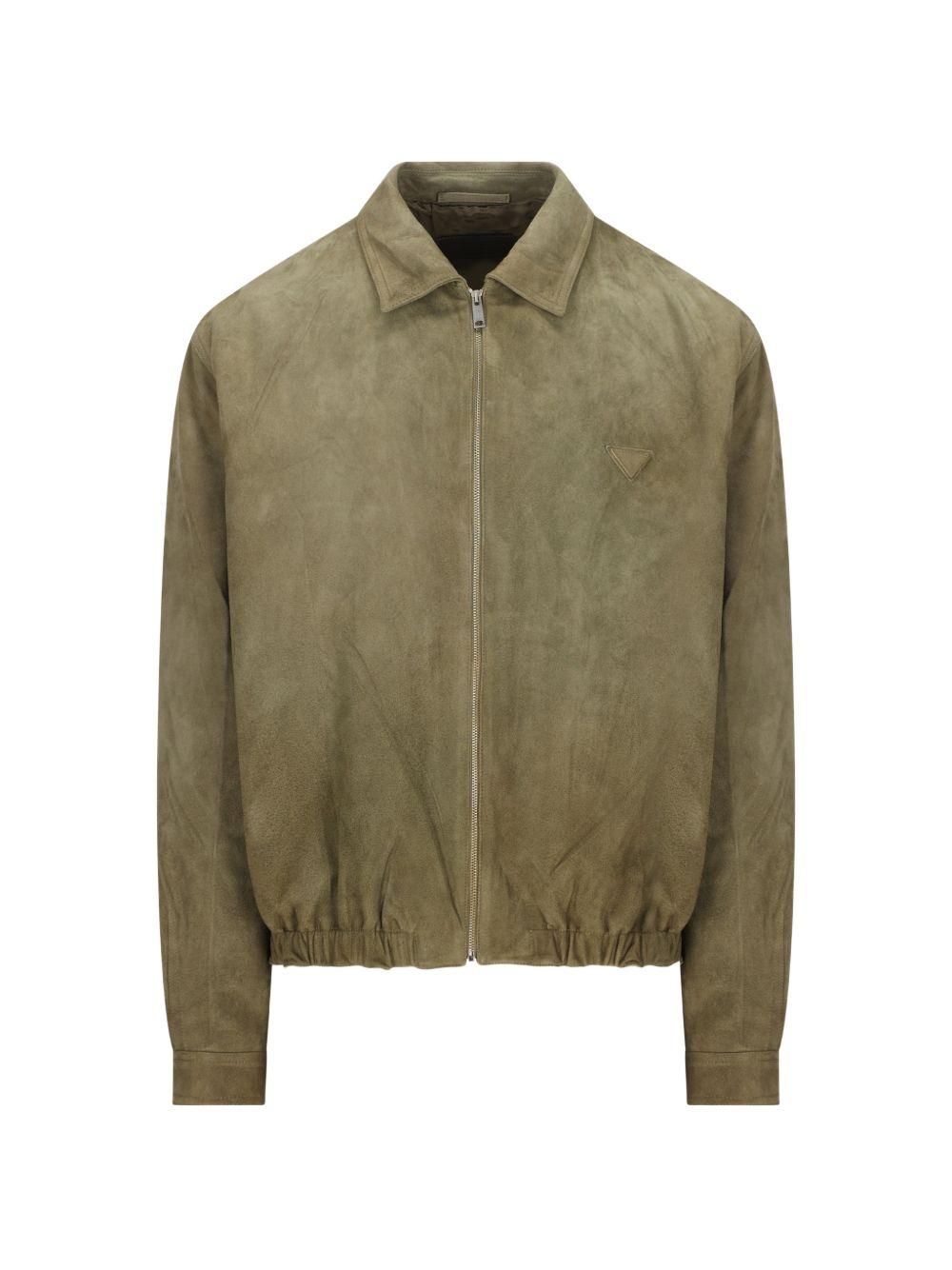 zip fastening lambskin jacket UPW609 S OOO 18OMF0092 PRADA 