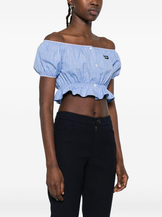 checked shirt MT2188 S OOO 183AF0076 MIU MIU 