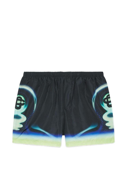 Sporchid Printed Swim Short M-SS26-TR-032-01 SPORCHID BLACK CASABLANCA 