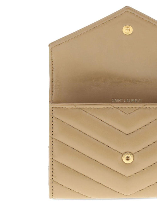 chevron-quilted leather wallet 414404 AAA442357 SAINT LAURENT 
