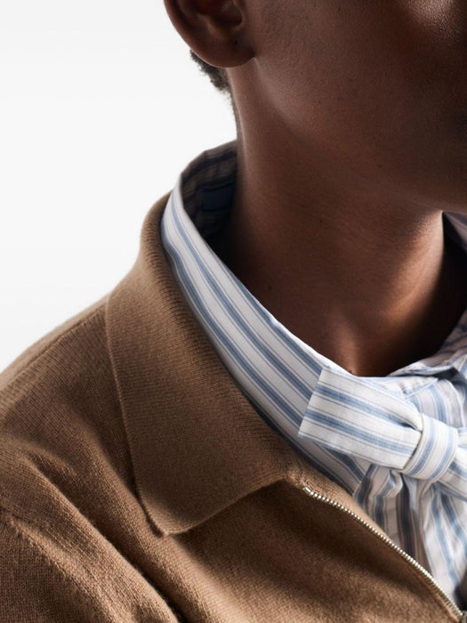 triangle-logo half-zip sweater P24R2P S OOO 17KCF0040 PRADA 