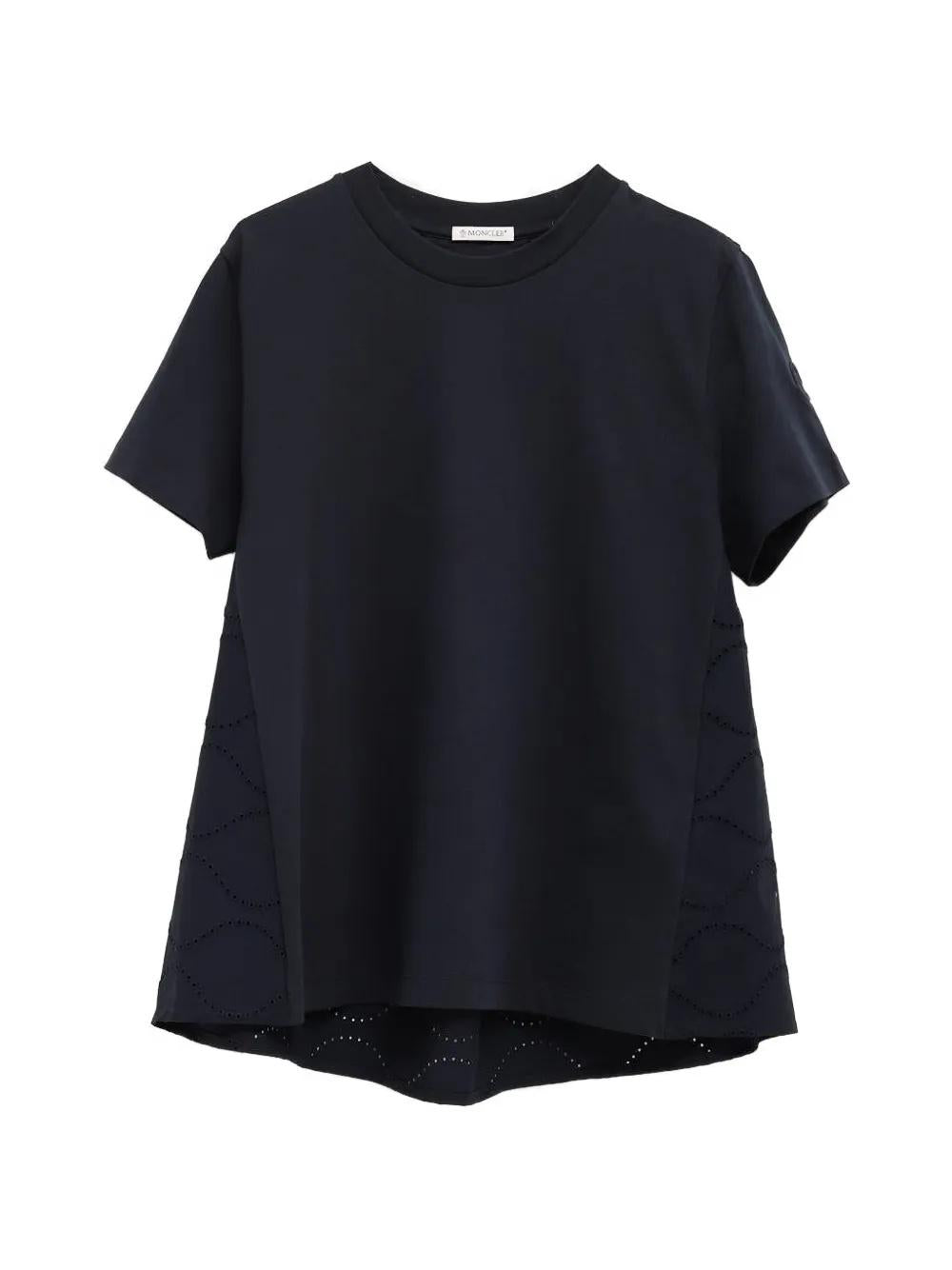 Eyelet short-sleeve t-shirt L1-093-8C000-48-89B8U 742 MONCLER 