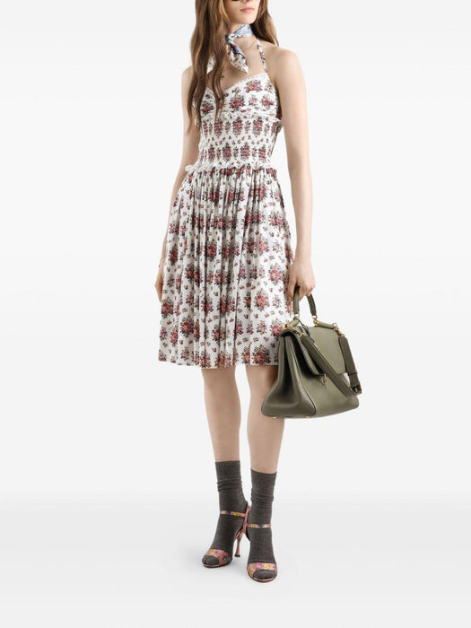 floral halterneck mini dress F60F8T HS5UAHA5XK DOLCE & GABBANA 