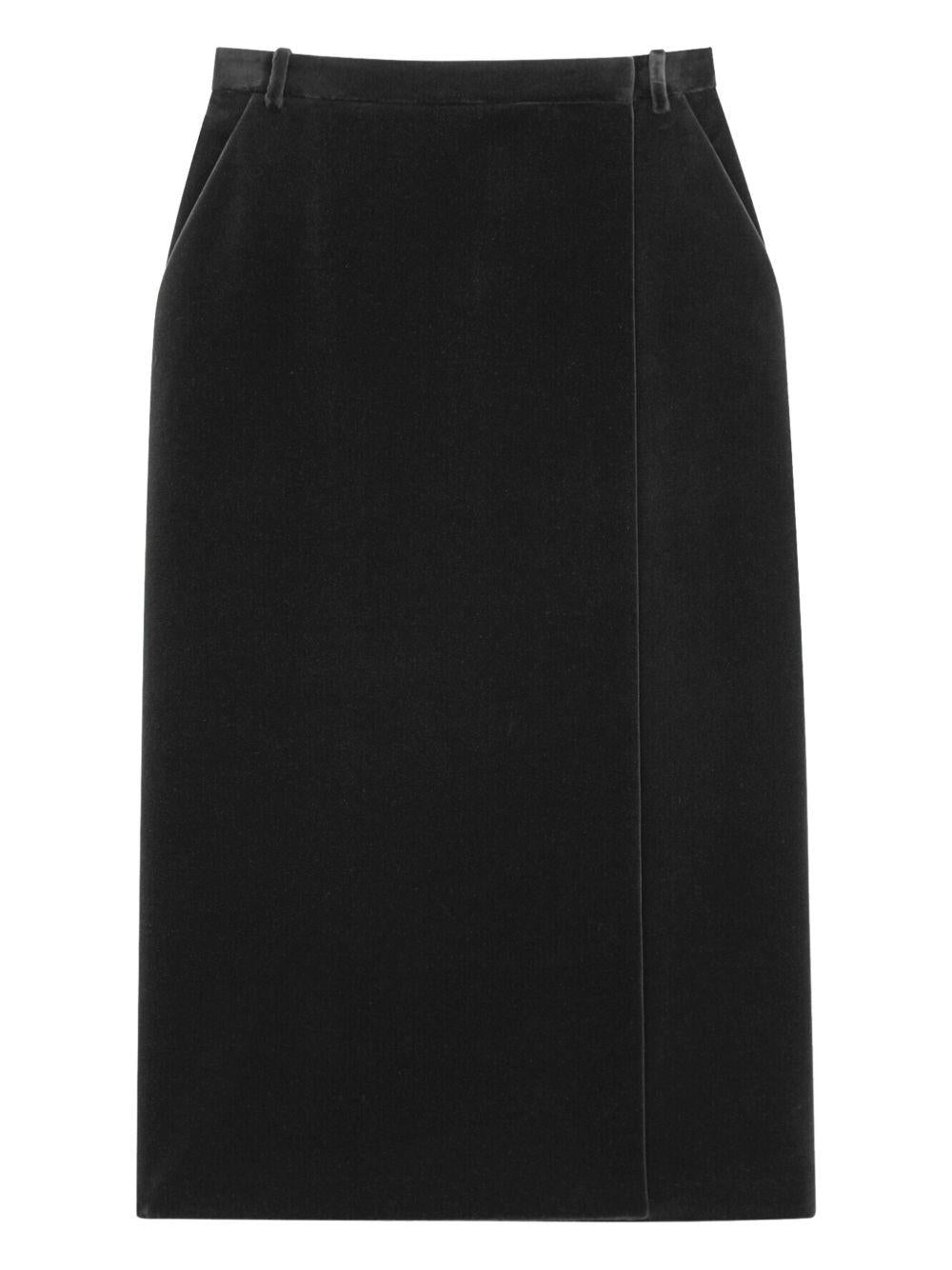velvet skirt 826769 Y580T1000 SAINT LAURENT 