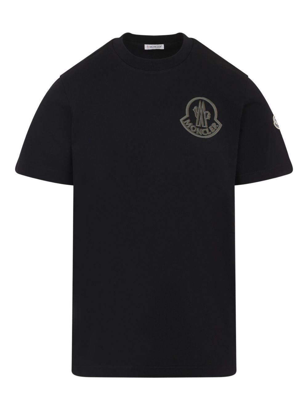 logo-patch cotton T-shirt K20918C00057 89AZ9999 MONCLER 