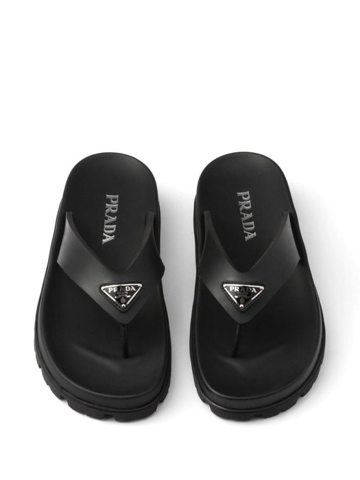 triangle-logo flip flops 1Y420N F 020 3LKKF0002 PRADA 