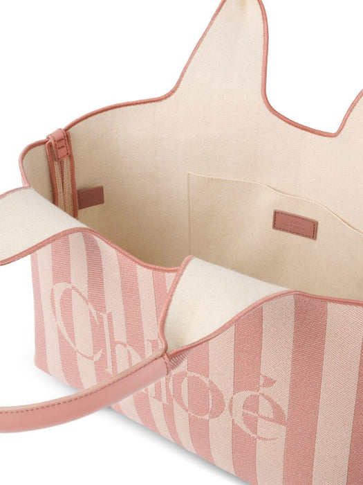 Chloé Stripy east-west tote bag CH26AS767R65 26S CHLOÉ 