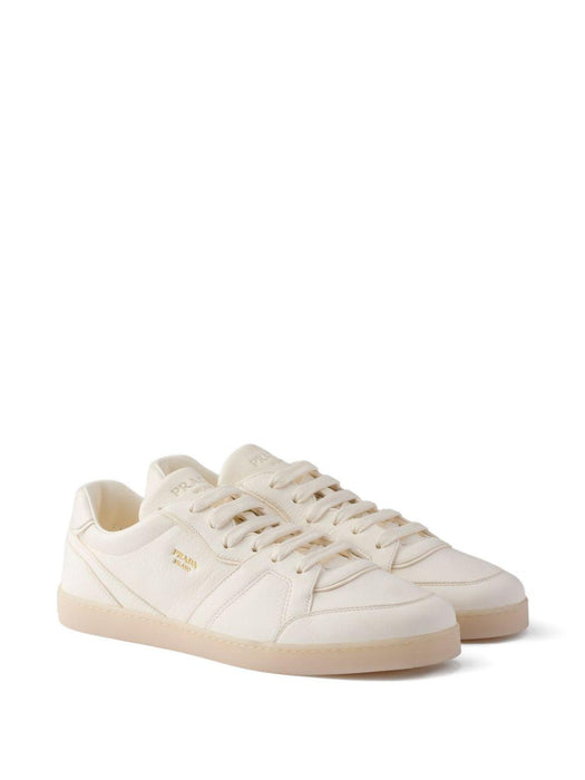 logo-print leather trainers 2EE442 F G000 013F0304 PRADA 