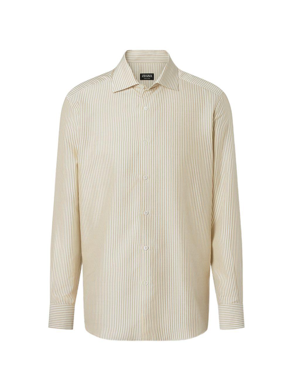 Striped silk shirt UHX15A3 SLF5N02 ZEGNA 