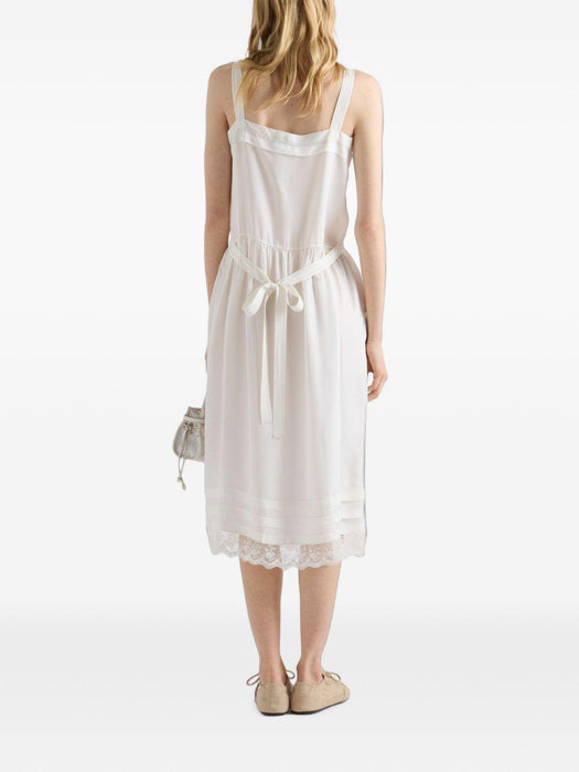 Embroidered old washed silk dress P3S53R S OOO 19ZLF0304 PRADA 