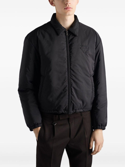 triangle-logo padded jacket<BR/><BR/> SGC912 S OOO 1WQ9F0002 PRADA 