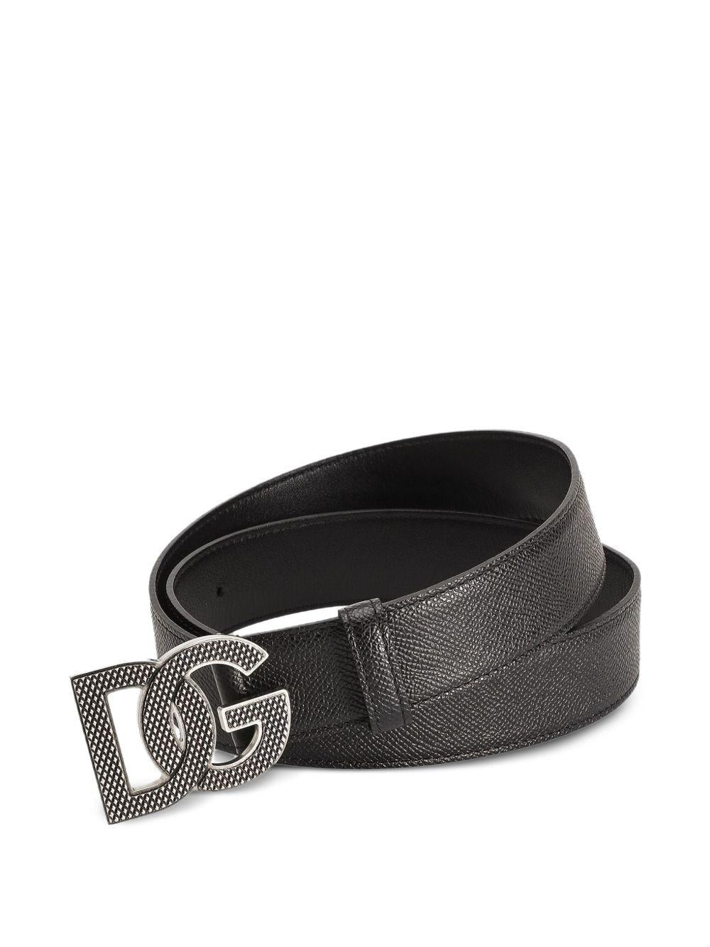 logo-embellished leather belt BC4943 AG6518B956 DOLCE & GABBANA 