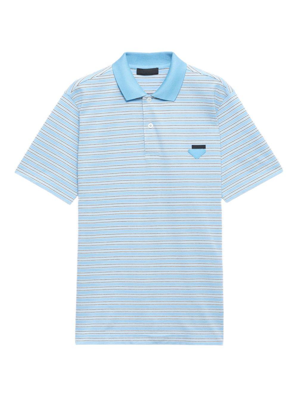 cotton polo shirt UJN765 S WMO 17KSF014E PRADA 