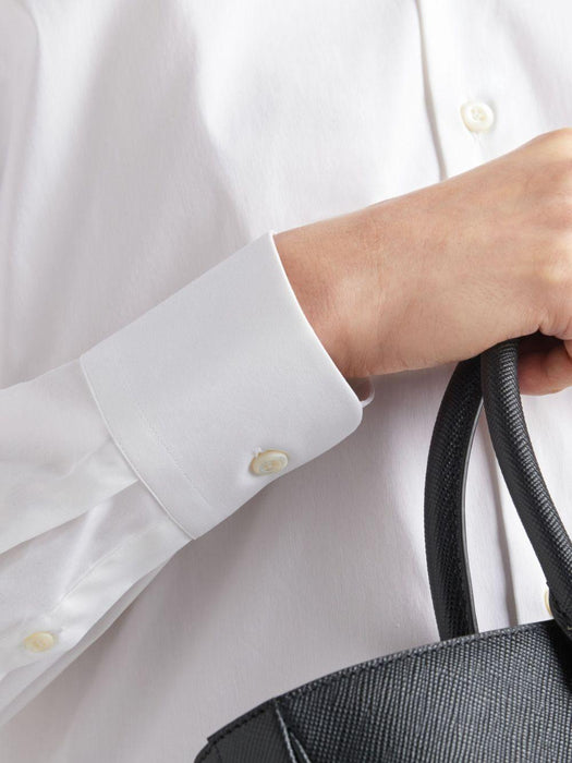 long-sleeve cotton shirt UCM608 S OOO 10HTF0009 PRADA 