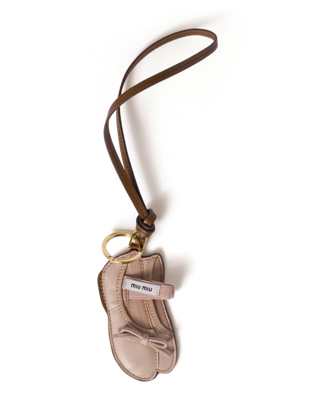 Miu Ballet trick keychain 5TL533 2CUMF0NZ2 MIU MIU 