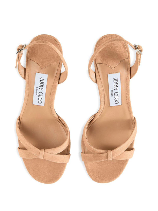 65mm Elsy sandals ELSY 70 SUE TOFFEE JIMMY CHOO 