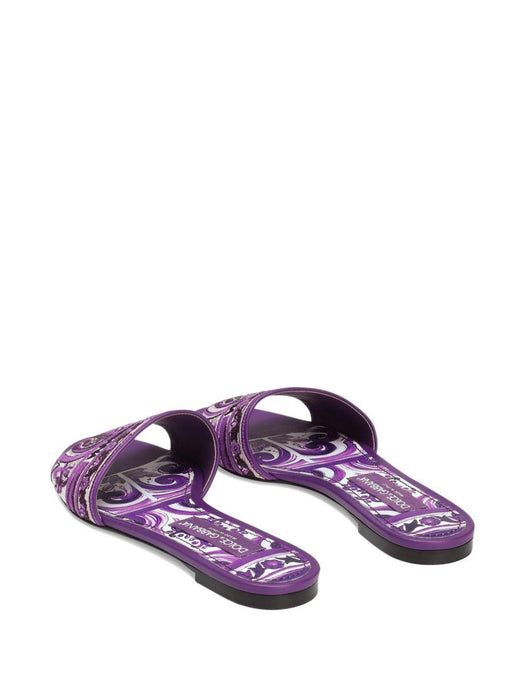 Majolica-pattern slides CQ0571 AV804I03TN DOLCE & GABBANA 