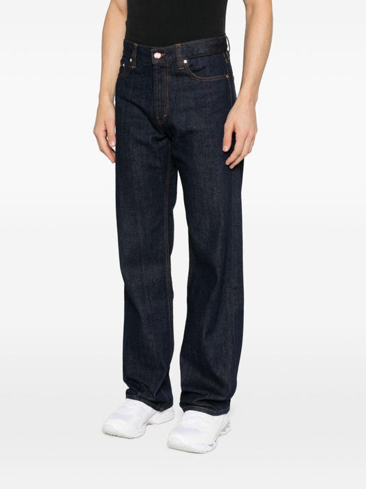 logo-patch jeans M-SP26-TR-330-01 INDIGO CASABLANCA 