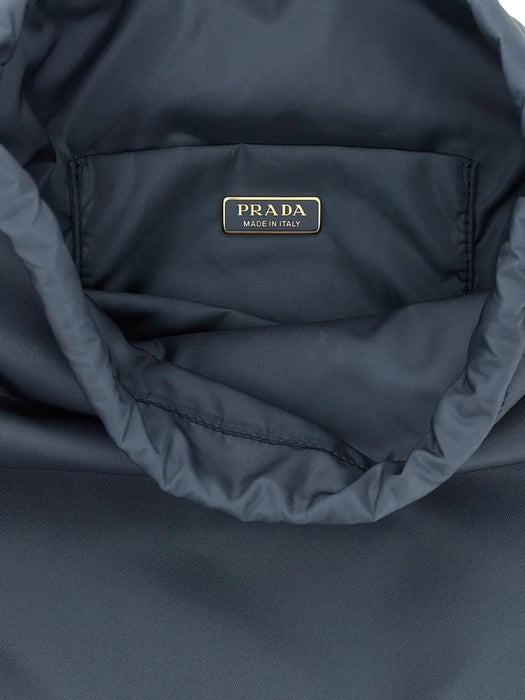 Logo-plaque drawstring shoulder bag 1NK001 2HG6F0D57 PRADA 
