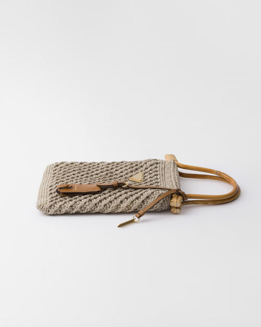 mini crochet tote bag 1BA461 V OOO 2HG7F0065 PRADA 