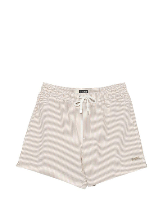 Striped drawstring swim shorts AHB14A3 BHEL00800 ZEGNA 