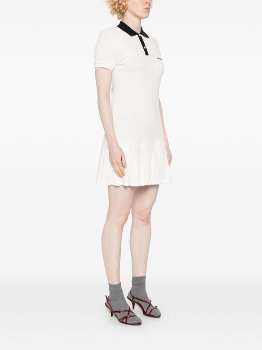 logo-embroidered mini dress MJA893 S OOO 14RWF0009 MIU MIU 