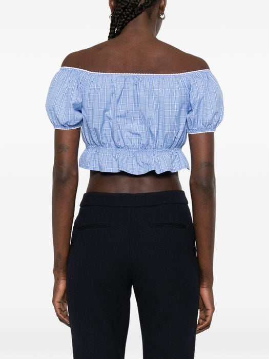 checked shirt MT2188 S OOO 183AF0076 MIU MIU 