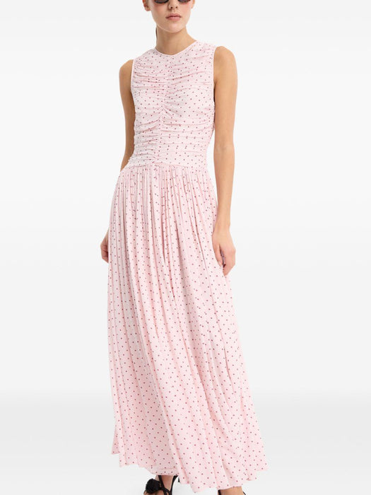 Rouched midi dress 1162443110  ROTATE 