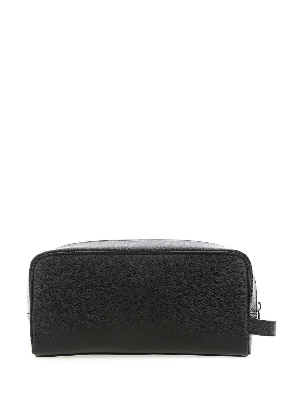 logo-stamp leather pouch <BR/><BR/><BR/><BR/><BR/><BR/><BR/><BR/><BR/><BR/> 609347 1GF0N1000 SAINT LAURENT 