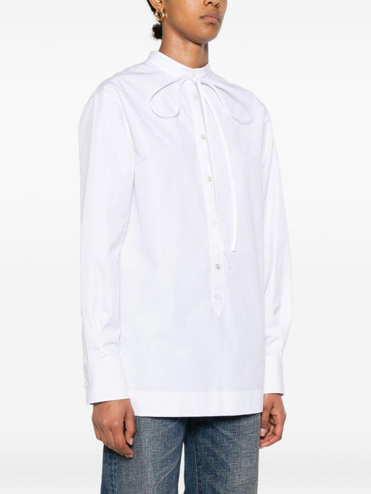 neck-tie long-sleeve top 836454 Z7ADR9000 GUCCI 