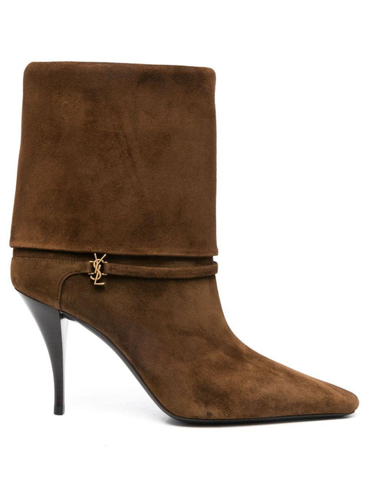 85mm folded boots 801393 0LI002701 SAINT LAURENT 
