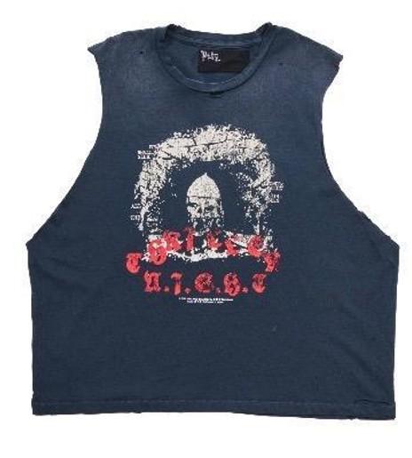 THRILLER NIGHT CUT OFF TEE 1U002Q1010VBK VINTAGE BLACK PALY HOLLYWOOD 
