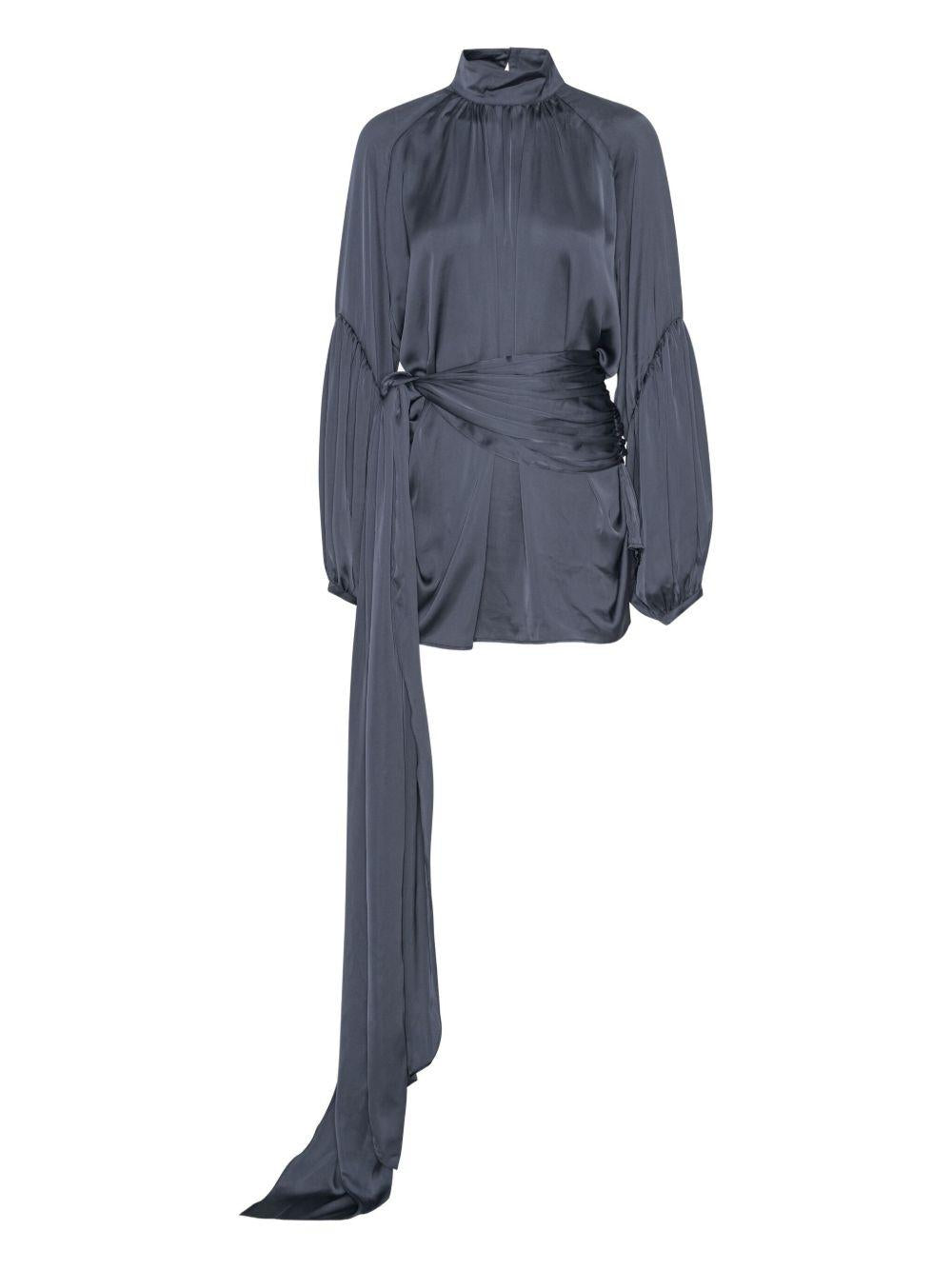 satin tie mini dress<BR/><BR/><BR/><BR/><BR/> 1146201192 1192 ROTATE 