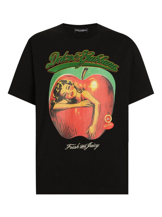 apple print T-shirt G8PN9Z G7PKJN0000 DOLCE & GABBANA 