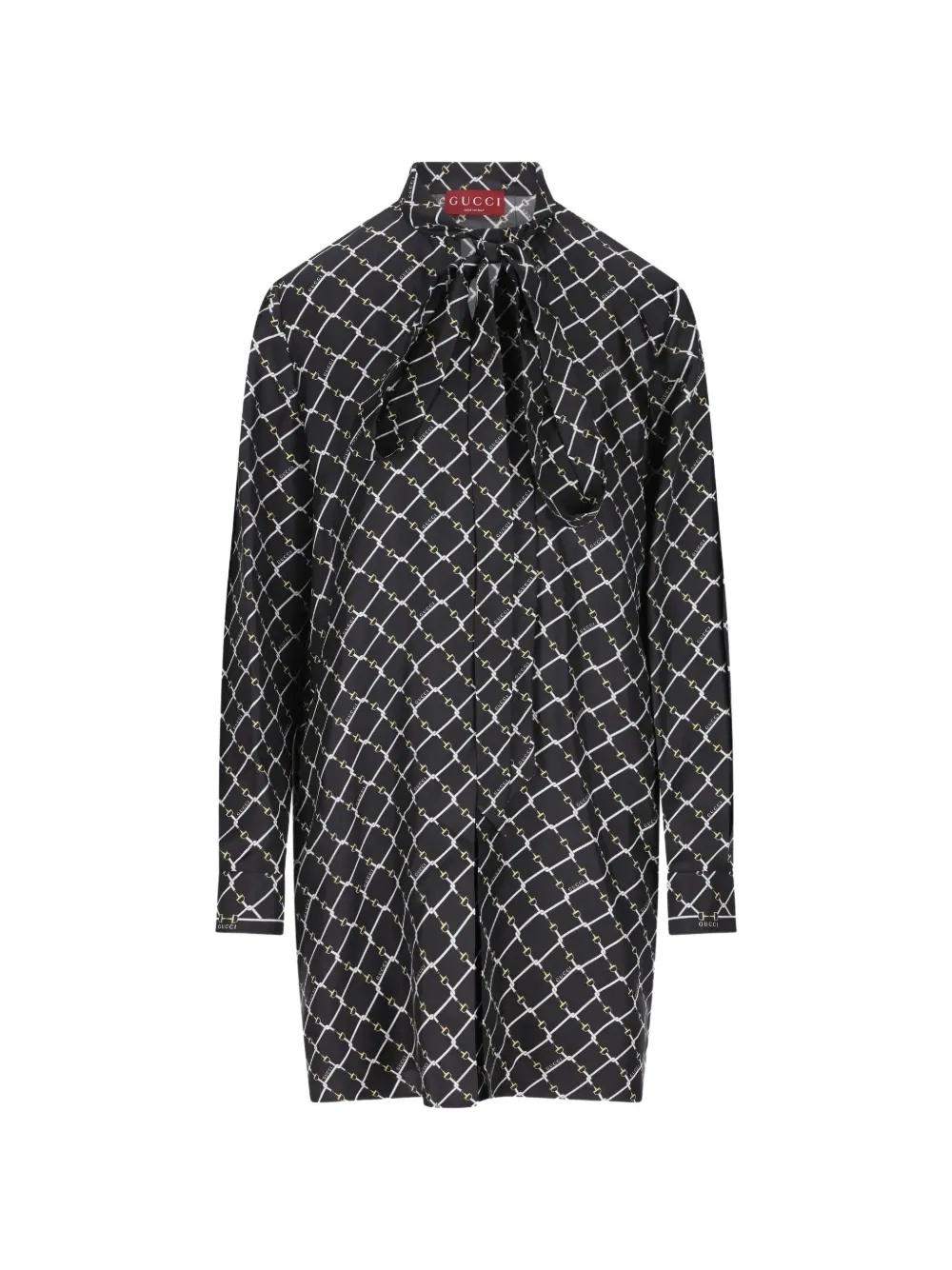 Printed mini dress 853056 ZAUM11173 GUCCI 