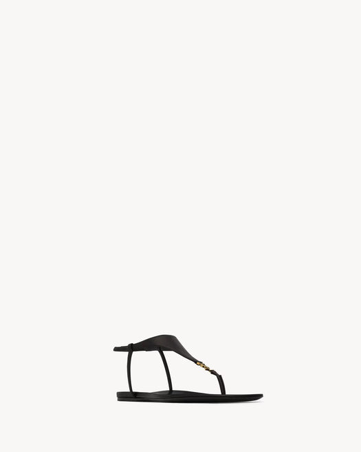 cassandra sandals<BR/> 818293 AADF11000 SAINT LAURENT 